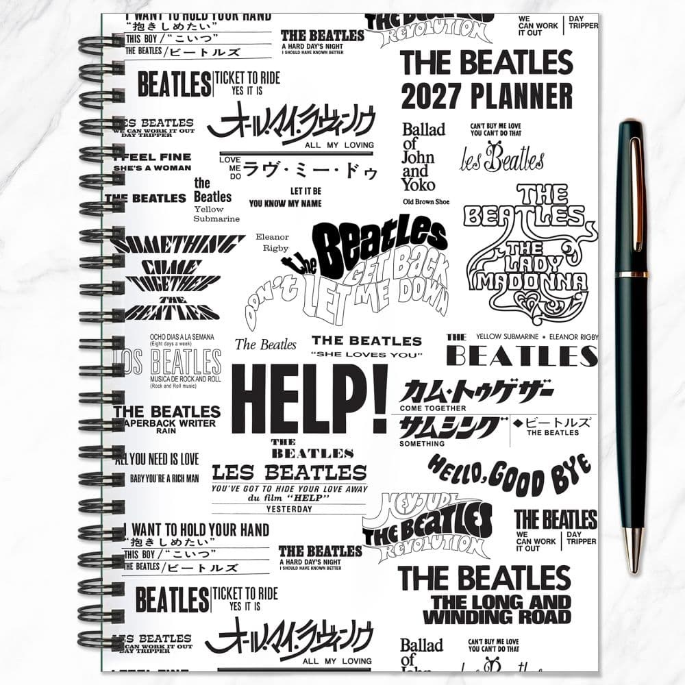 Beatles 2027 Medium Weekly Monthly Planner Fourth Alternate Image