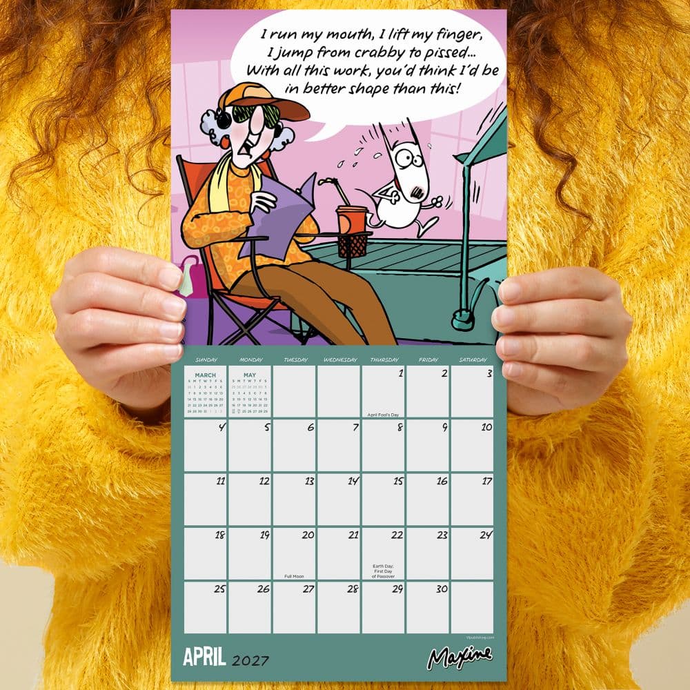 Maxine 2027 Mini Wall Calendar Fifth Alternate Image