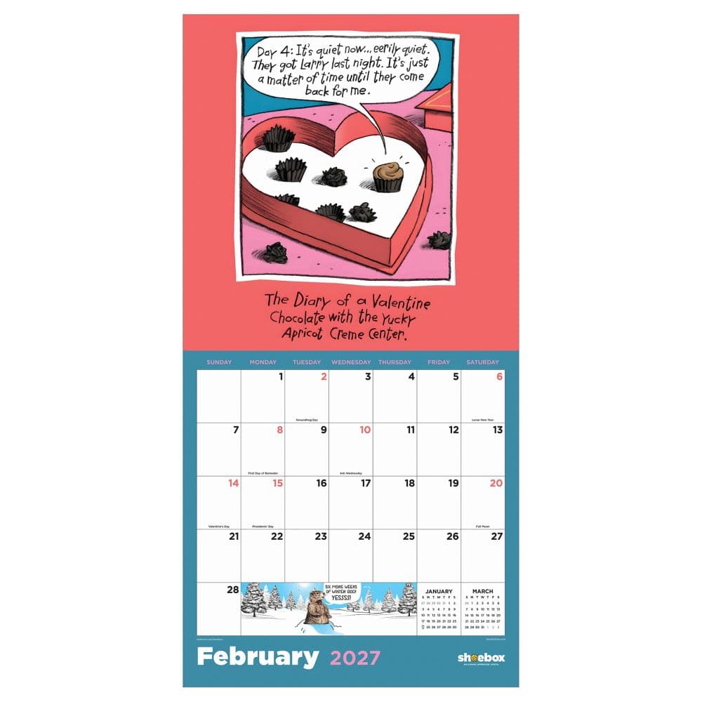 Shoebox Laugh Out Loud 2027 Wall Calendar Second Alternate Image