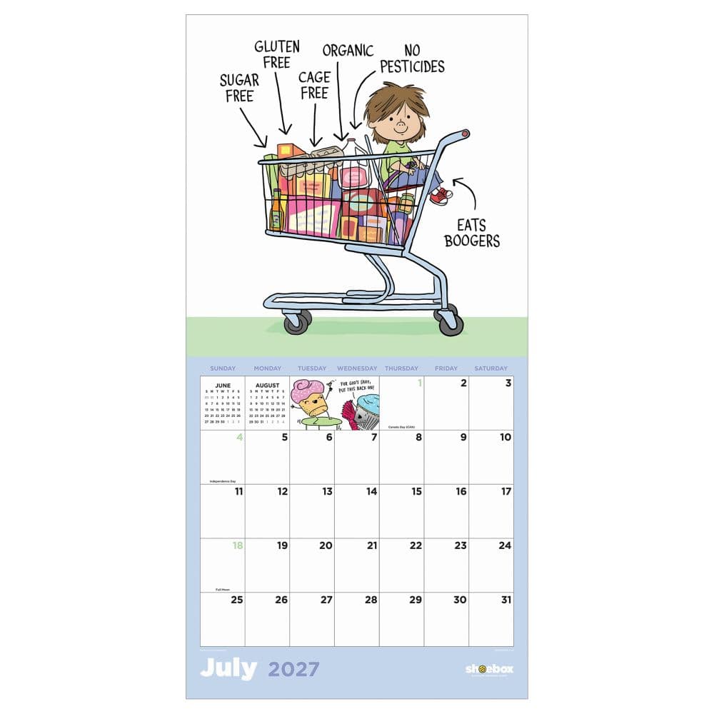 Shoebox Laugh Out Loud 2027 Wall Calendar Third Alternate Image