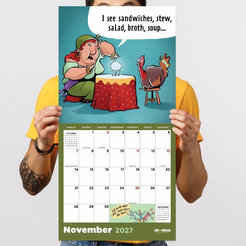 Shoebox Laugh Out Loud 2027 Wall Calendar Fifth Alternate Image