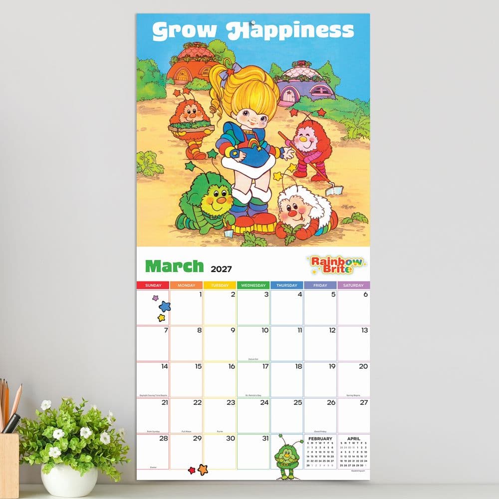 Rainbow Brite 2027 Wall Calendar Fourth Alternate Image