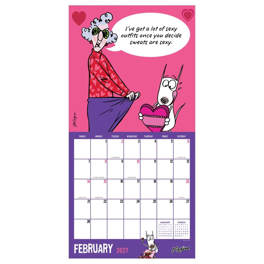 Maxine 2027 Wall Calendar Third Alternate Image