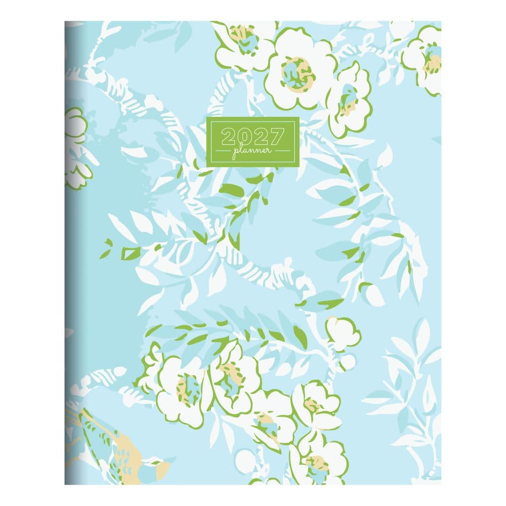 image Baby Blue Blooms 2027 Medium Monthly Planner Main Product Image