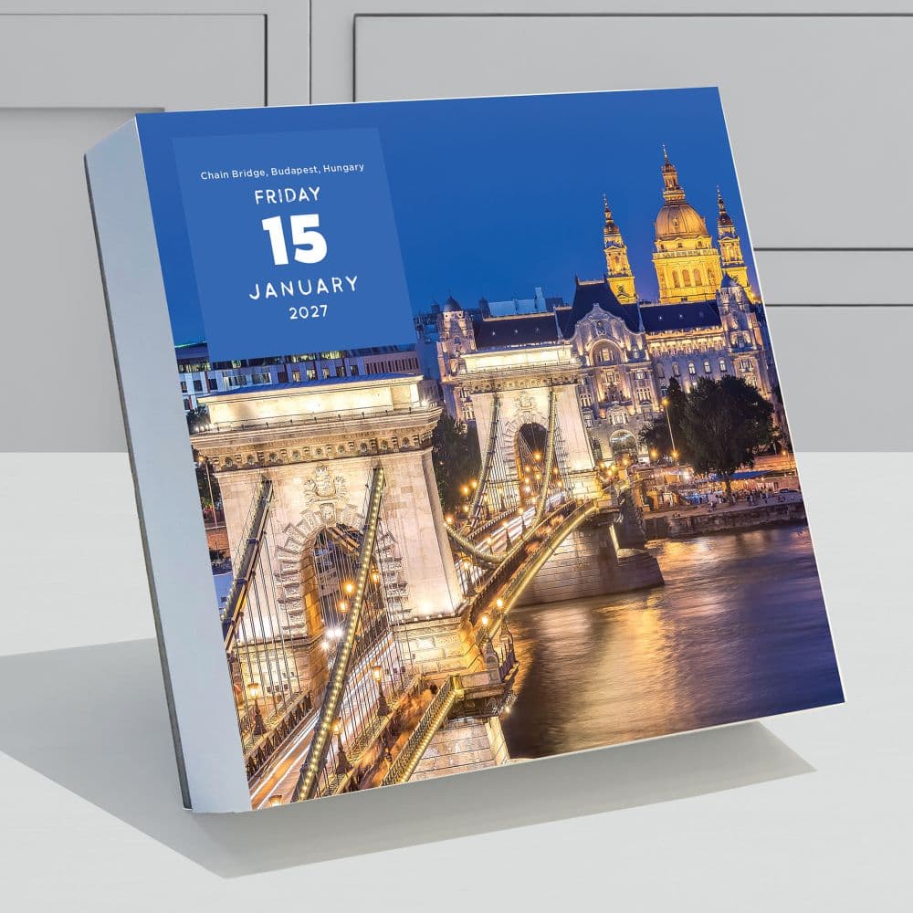 World Travel 2027 Desk Calendar Second Alternate Image