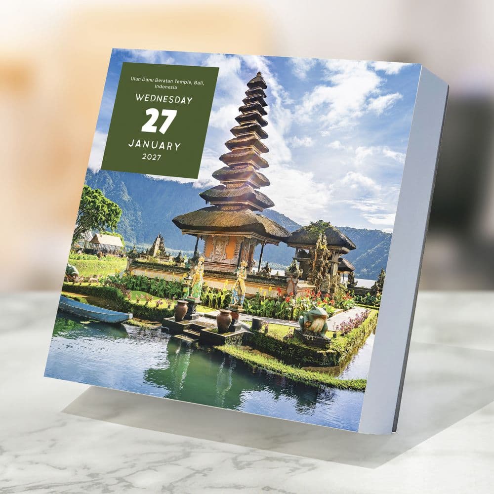 World Travel 2027 Desk Calendar Third Alternate Image