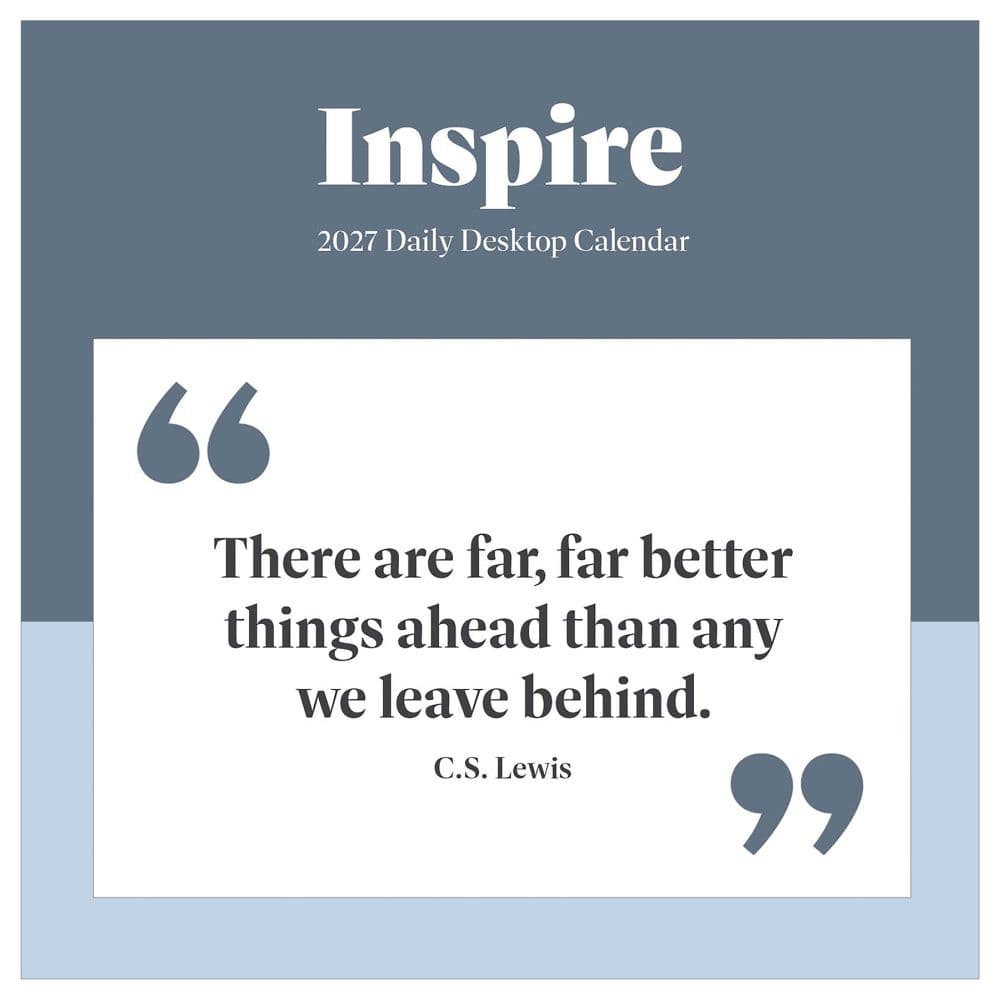Inspire 2027 Desk Calendar Fourth Alternate Image