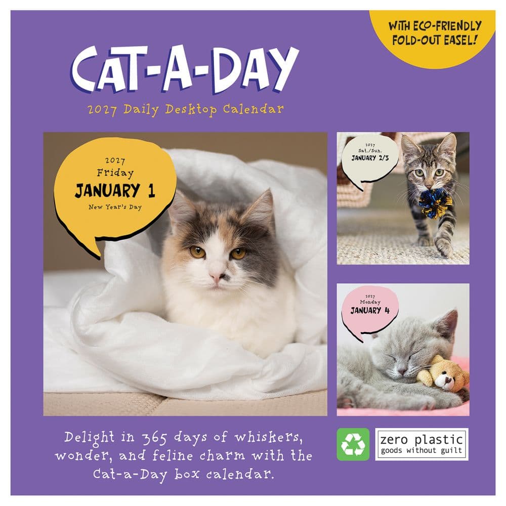 Cat A Day 2027 Desk Calendar First Alternate Image