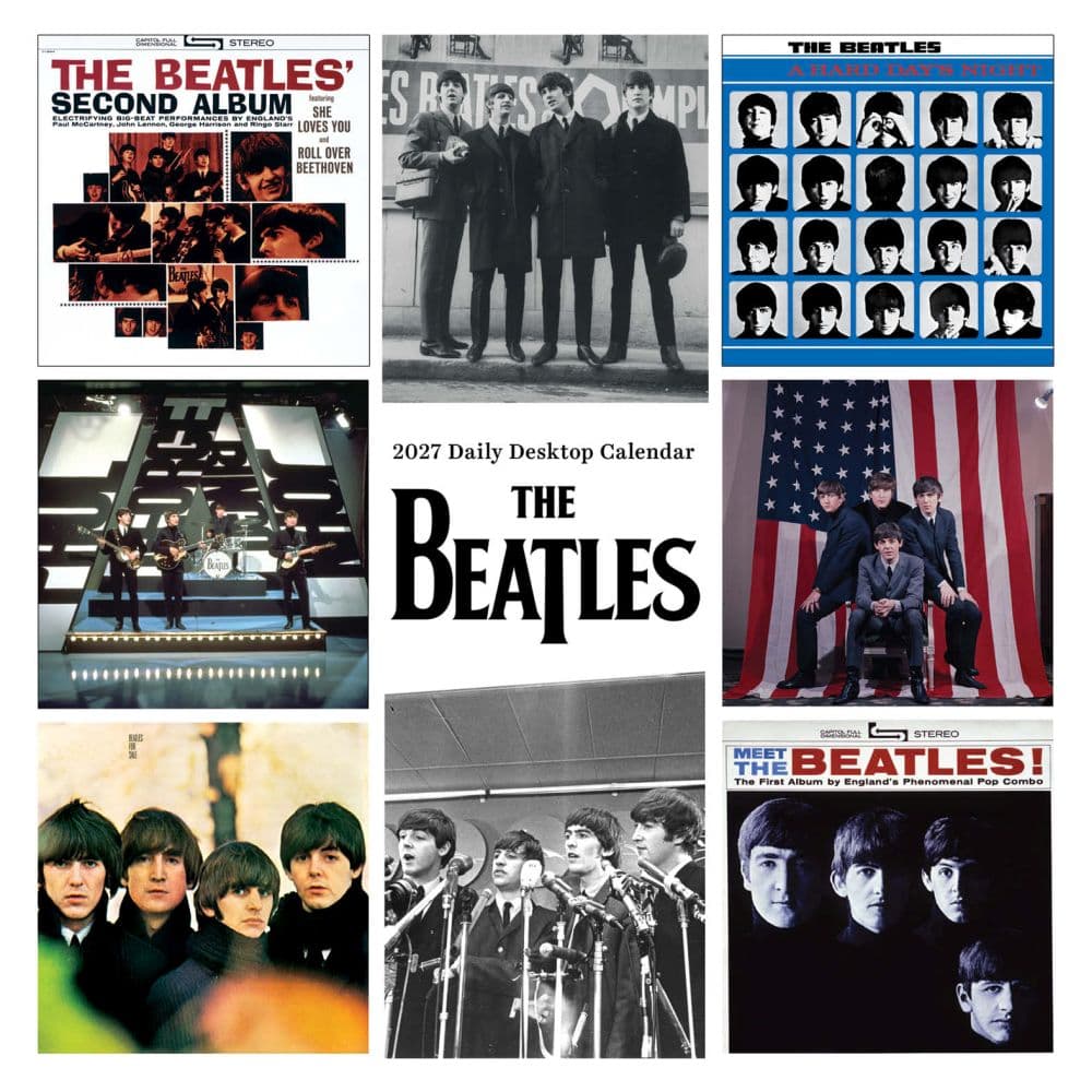 image The Beatles 2027 Desk Calendar Main Product Image
