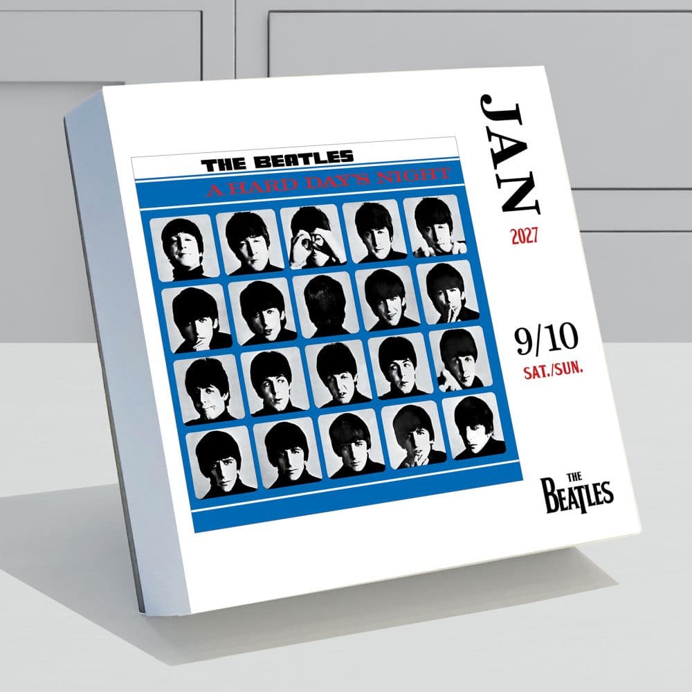The Beatles 2027 Desk Calendar - Calendars.com