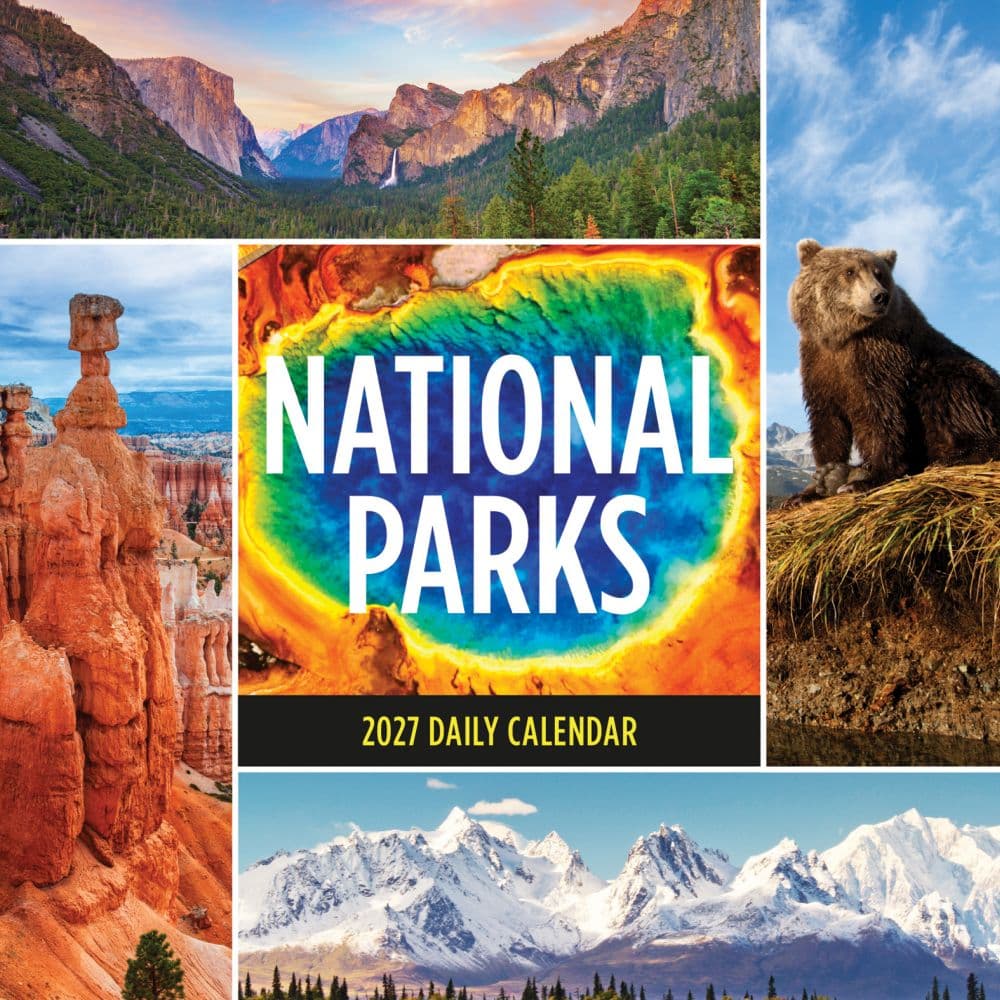 image 365 National Parks 2027 Desk Calendar Main Product Image