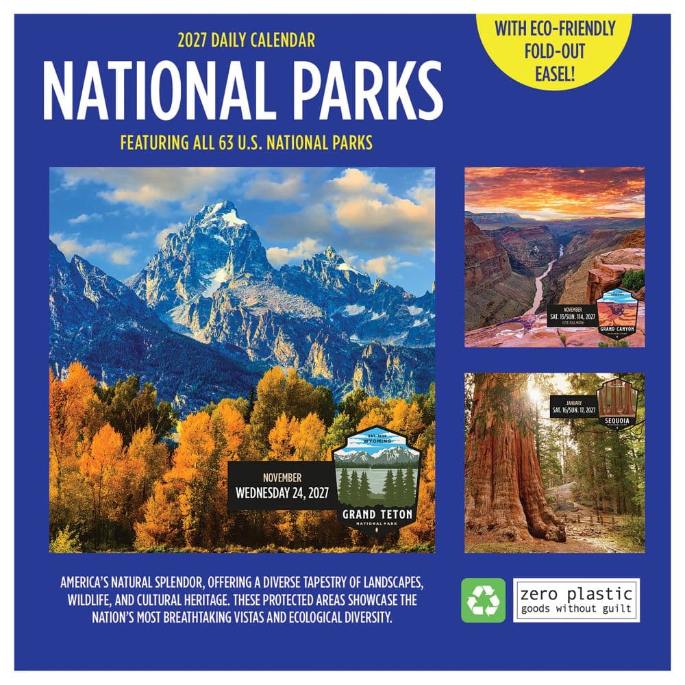365 National Parks 2027 Desk Calendar First Alternate Image