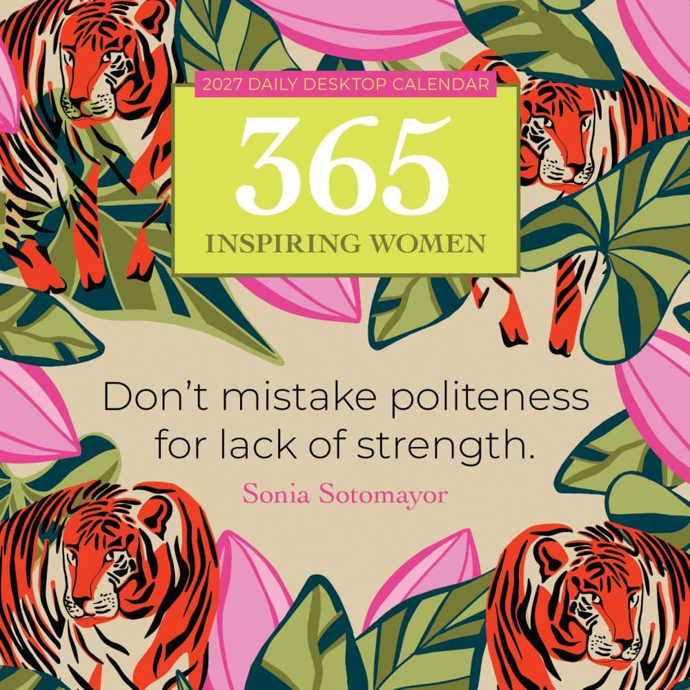 365 Inspiring Women 2027 Desk Calendar Main Product Image