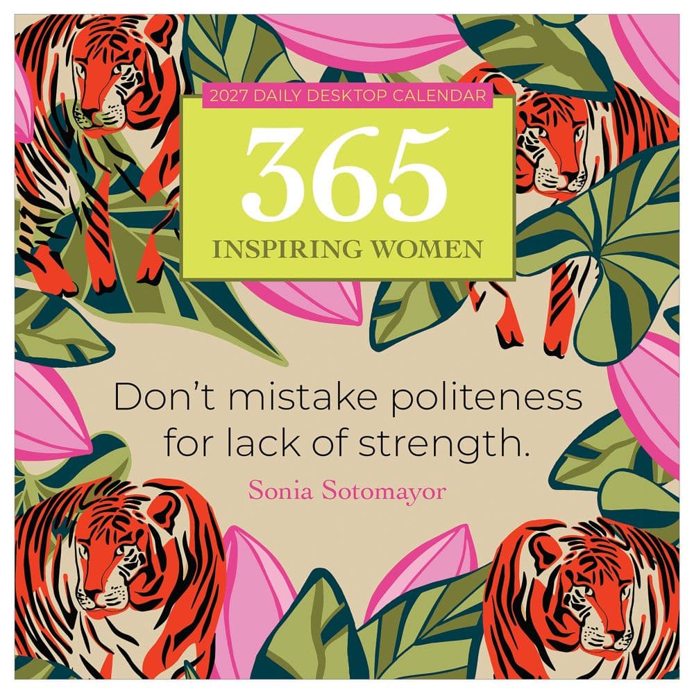 365 Inspiring Women 2027 Desk Calendar Fourth Alternate Image