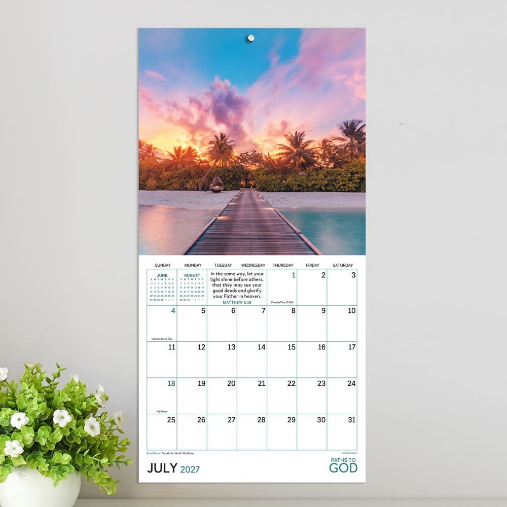 Paths to God 2027 Mini Wall Calendar Fourth Alternate Image
