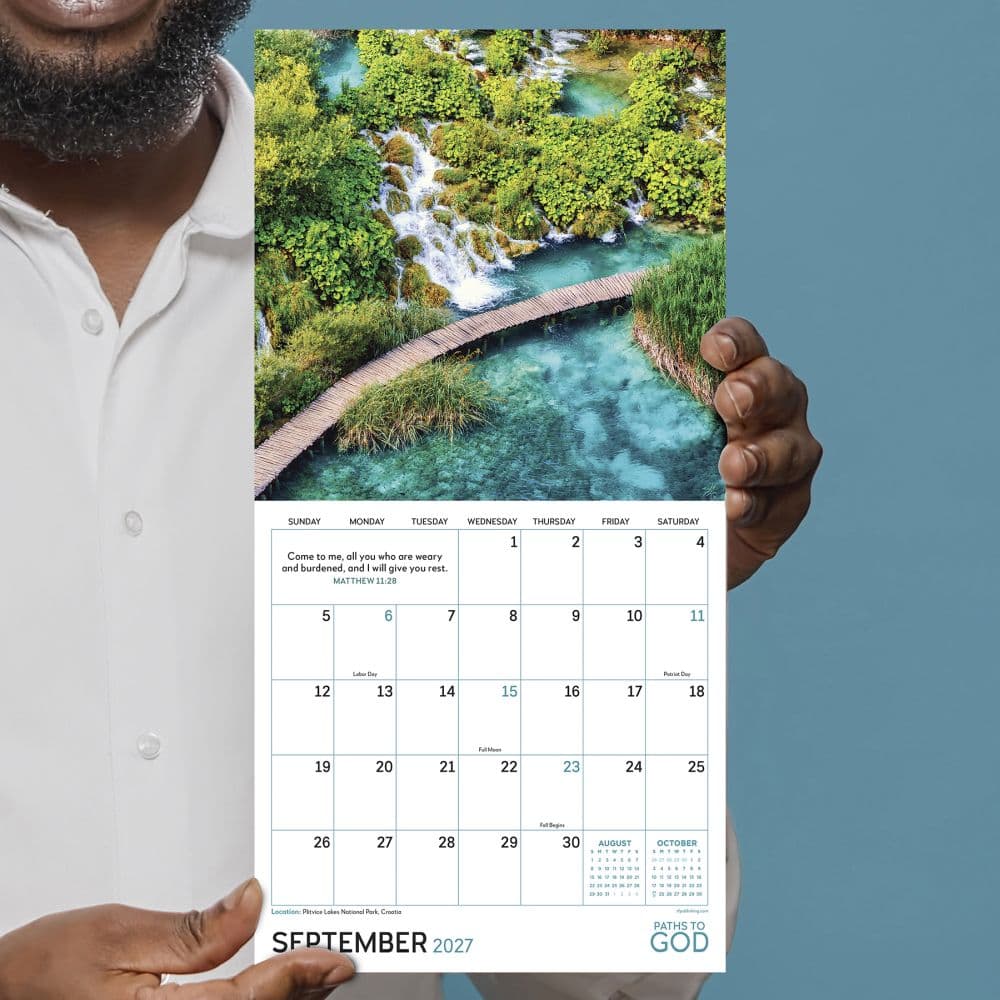 Paths to God 2027 Mini Wall Calendar Fifth Alternate Image