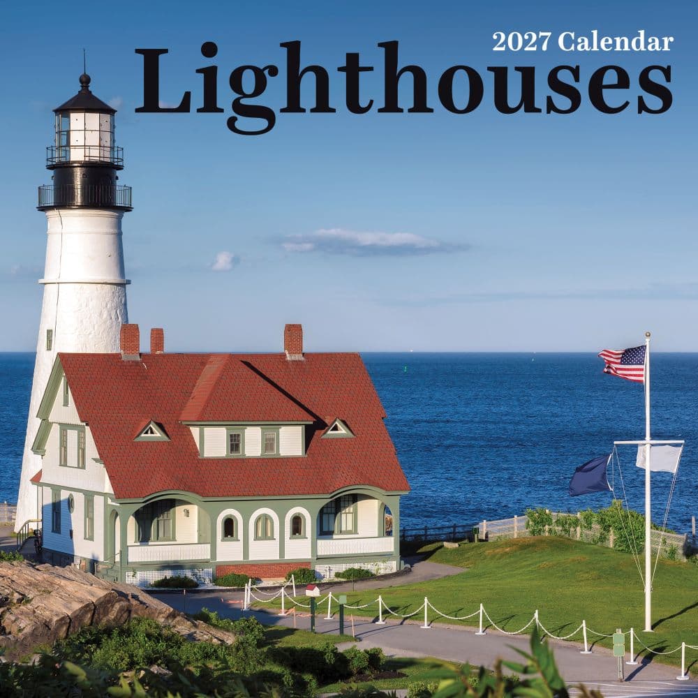Lighthouses 2027 Mini Wall Calendar Main Product Image
