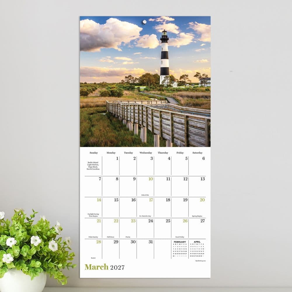 Lighthouses 2027 Mini Wall Calendar Fourth Alternate Image