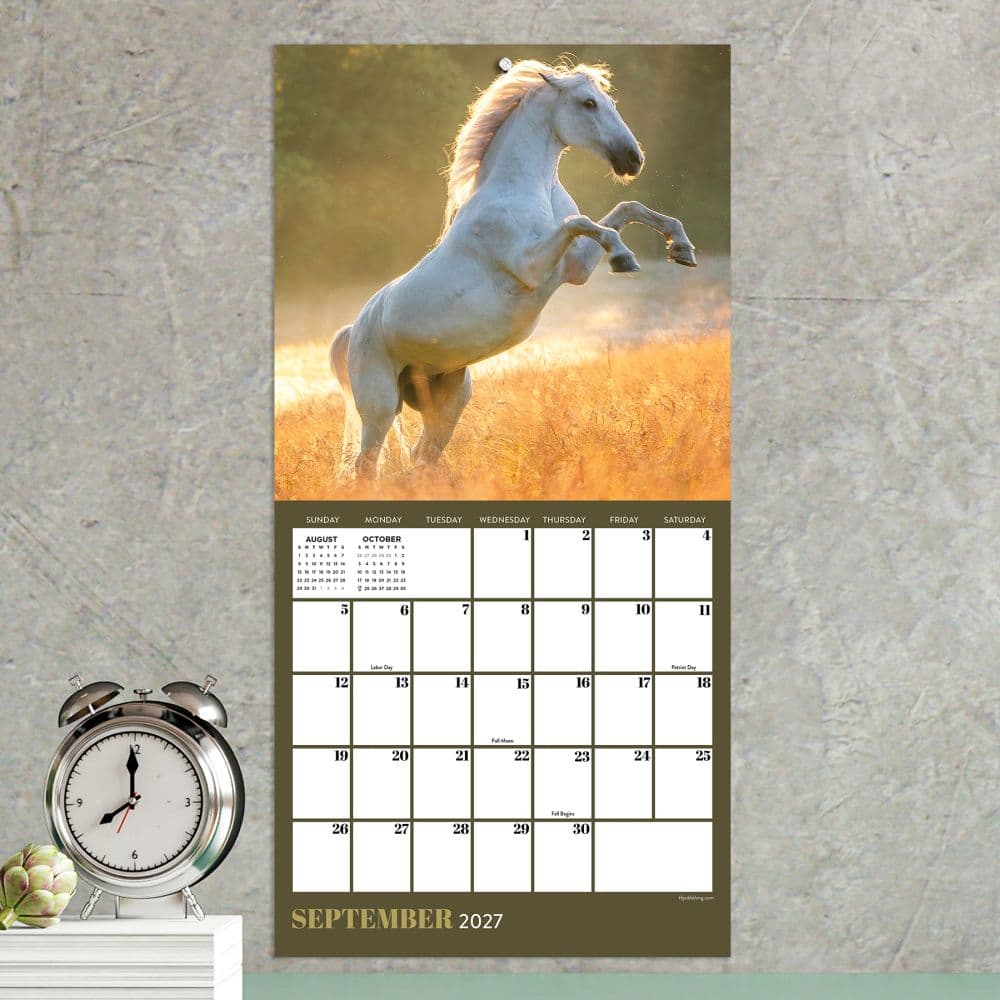Horses 2027 Mini Wall Calendar Fourth Alternate Image