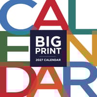 image Big Print 2027 Mini Wall Calendar Main Product Image