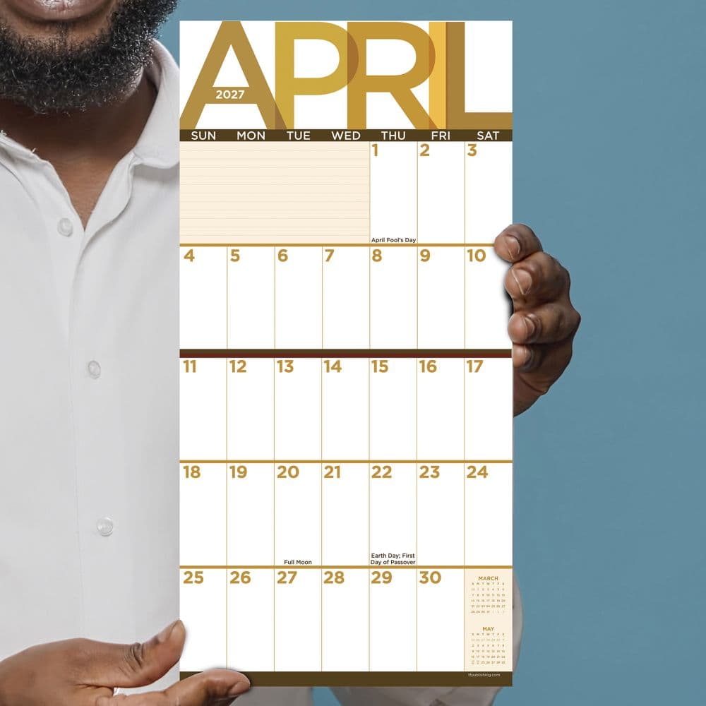 Big Print 2027 Mini Wall Calendar Fifth Alternate Image