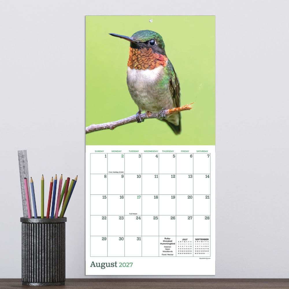 Backyard Birds 2027 Mini Wall Calendar Fourth Alternate Image