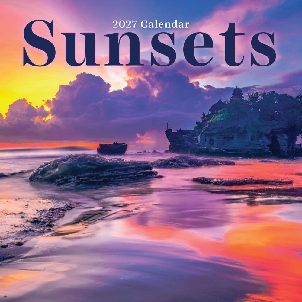 Sunsets 2027 Wall Calendar Main Product Image