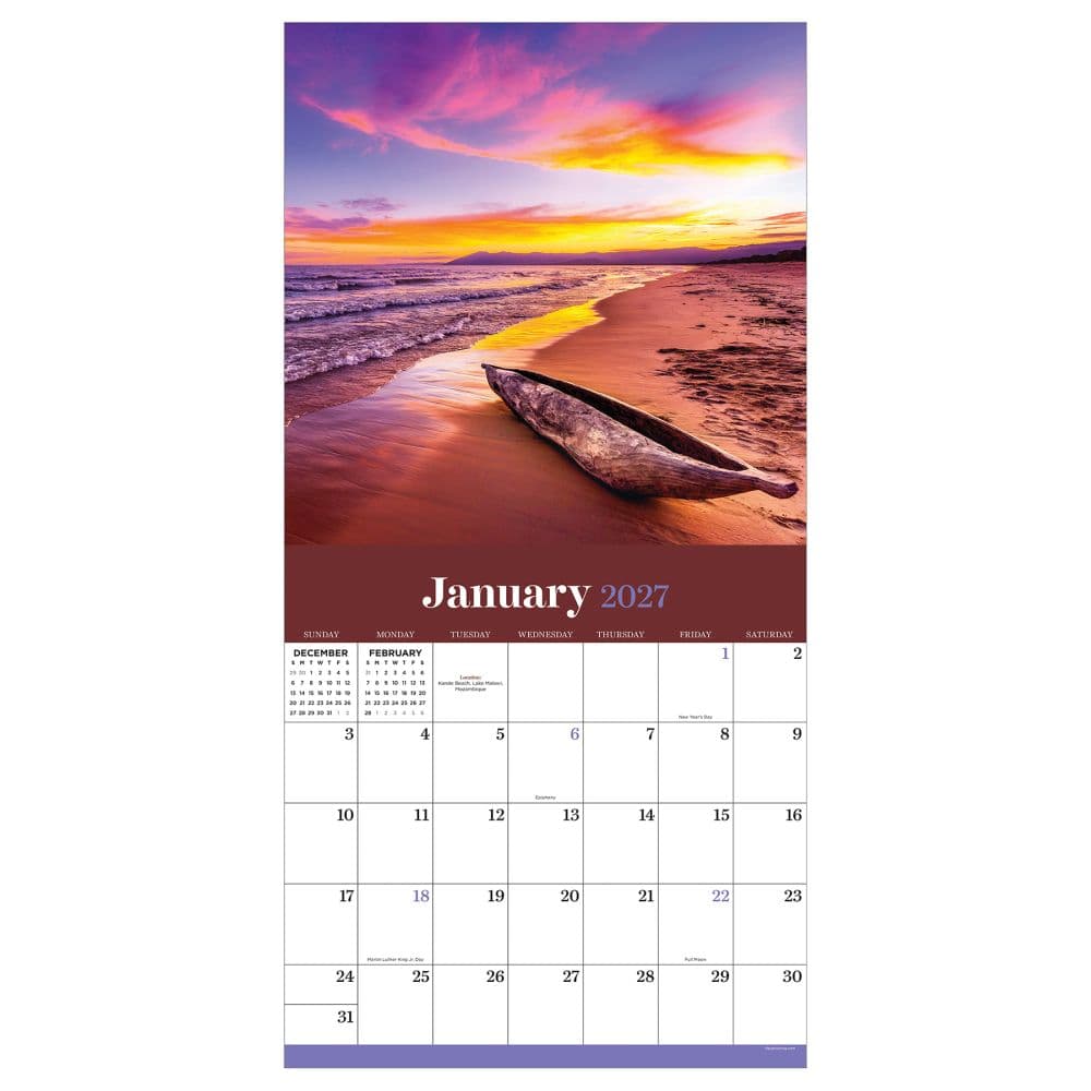 Sunsets 2027 Wall Calendar Second Alternate Image