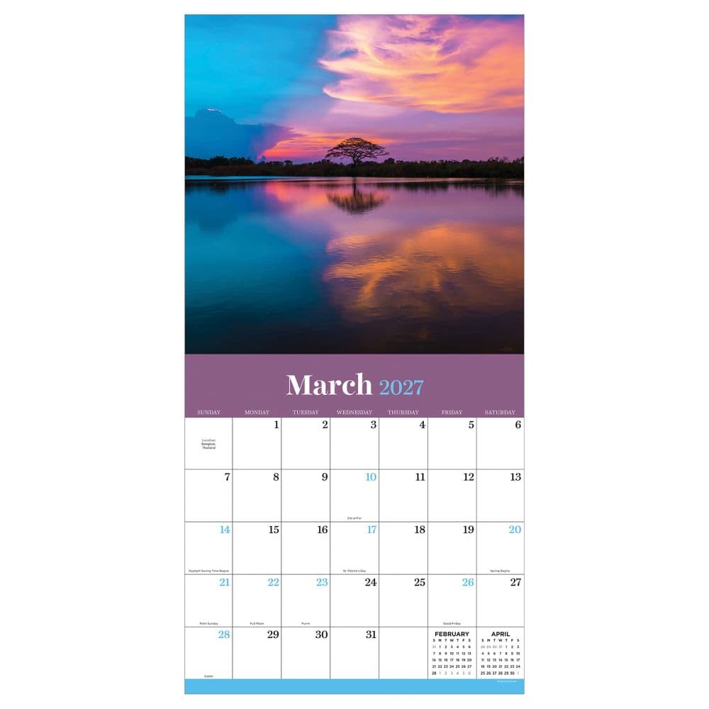 Sunsets 2027 Wall Calendar Third Alternate Image