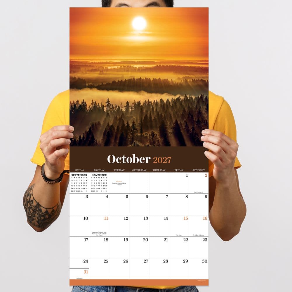 Sunsets 2027 Wall Calendar Fifth Alternate Image