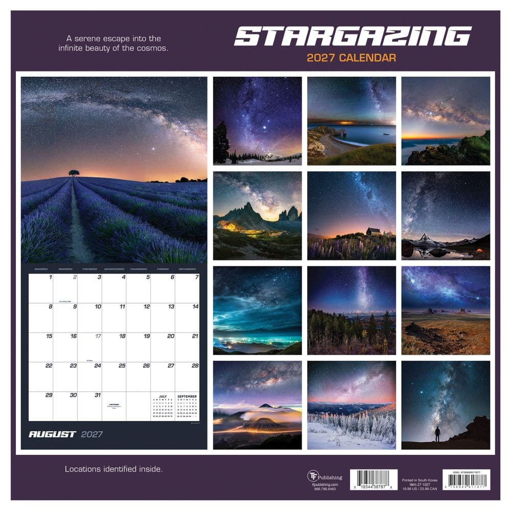 Stargazing 2027 Wall Calendar First Alternate Image