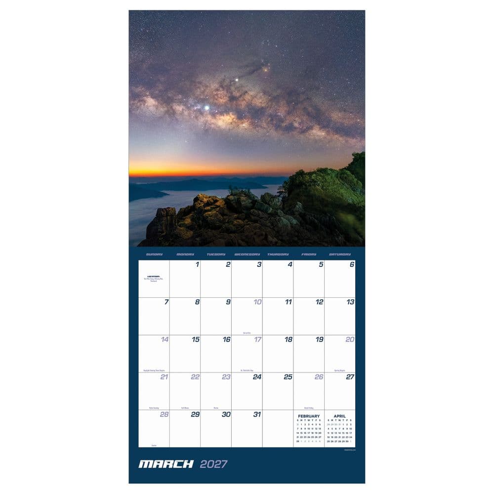 Stargazing 2027 Wall Calendar Second Alternate Image