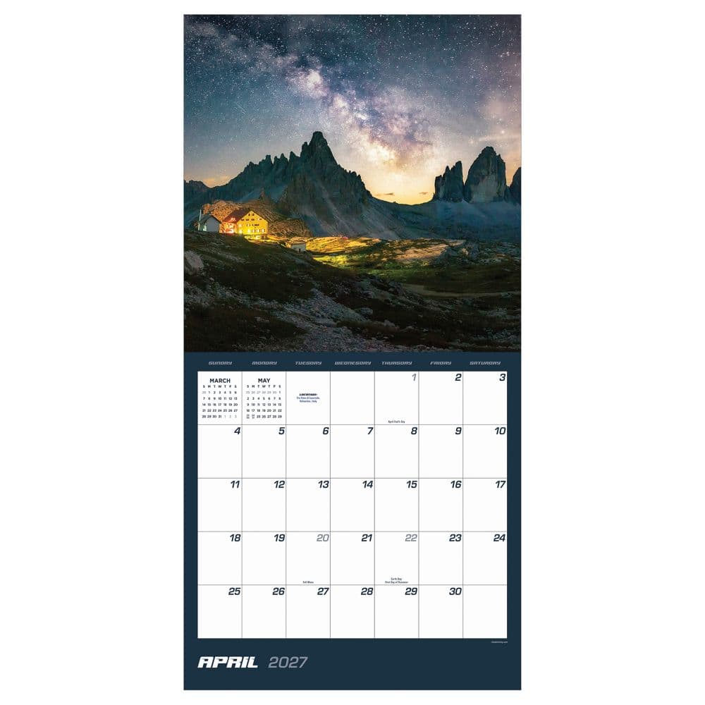 Stargazing 2027 Wall Calendar Third Alternate Image