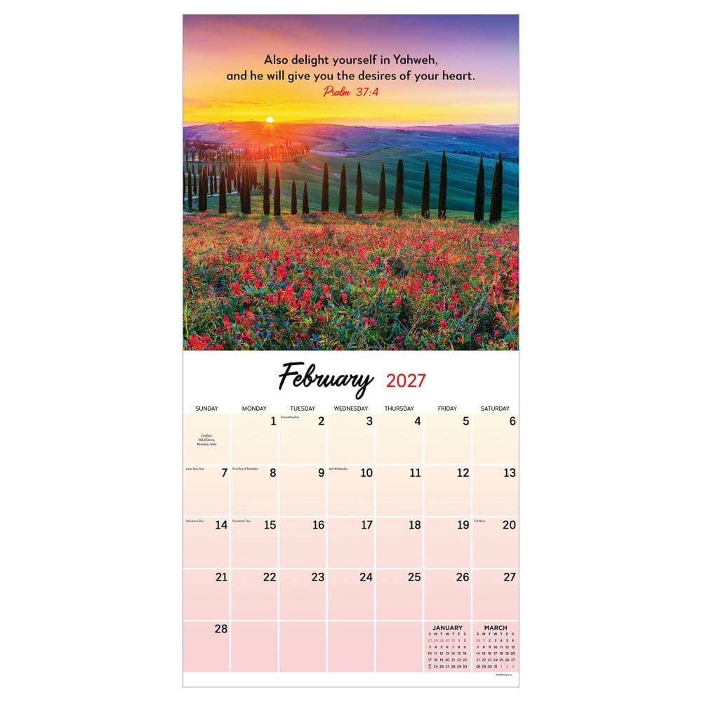 Psalms 2027 Wall Calendar Second Alternate Image