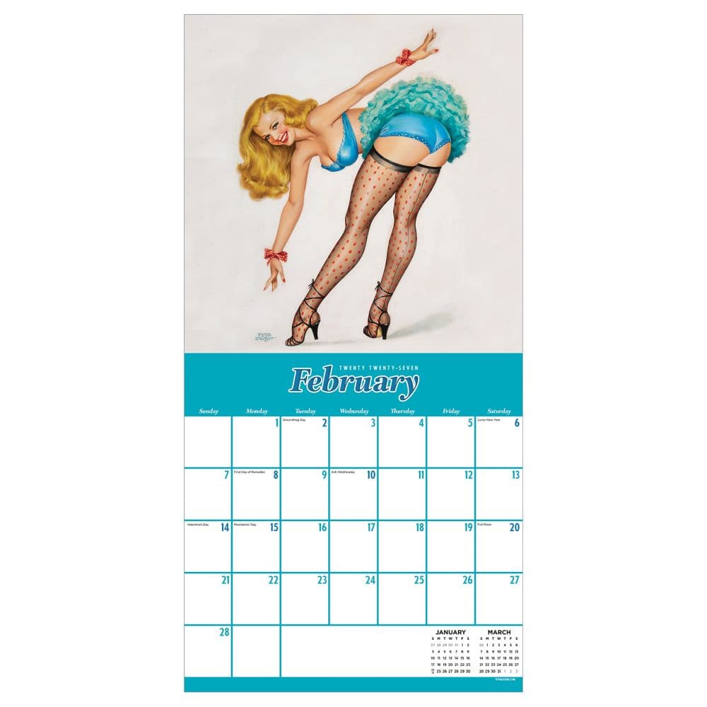 PinUps 2027 Wall Calendar Second Alternate Image