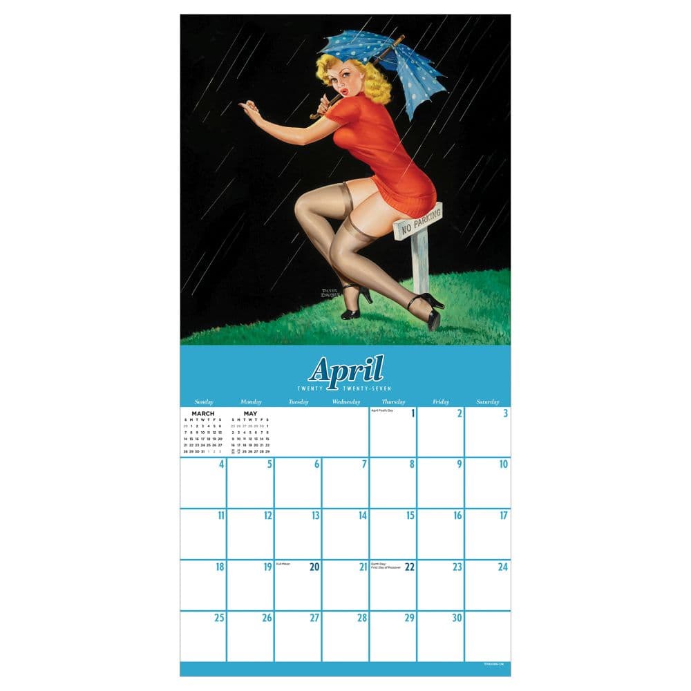 PinUps 2027 Wall Calendar Third Alternate Image