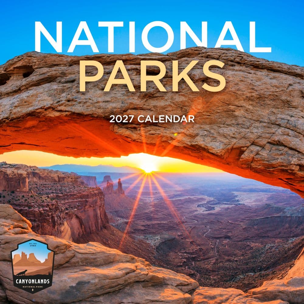 National Parks 2027 Wall Calendar Main Product Image
