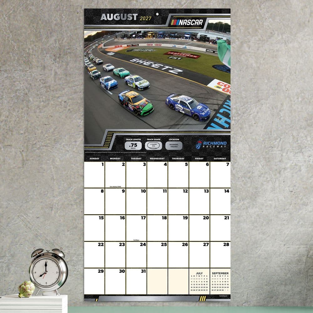 Nascar Tracks 2027 Wall Calendar Fourth Alternate Image
