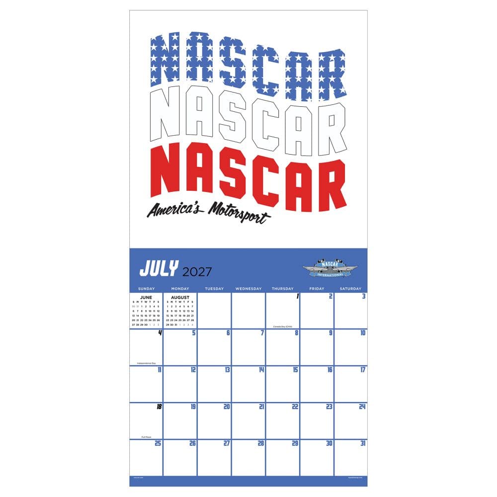 Nascar Trend 2027 Wall Calendar Third Alternate Image