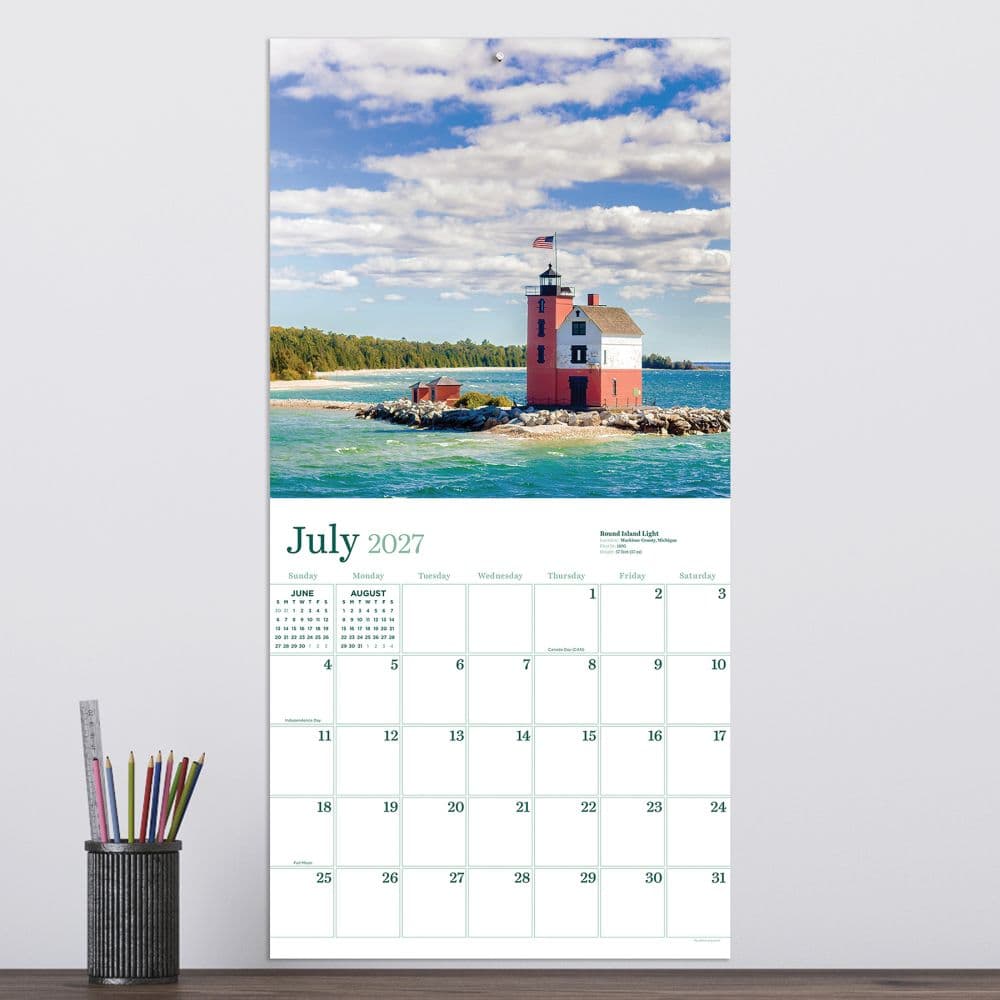 Lighthouses 2027 Wall Calendar Fourth Alternate Image
