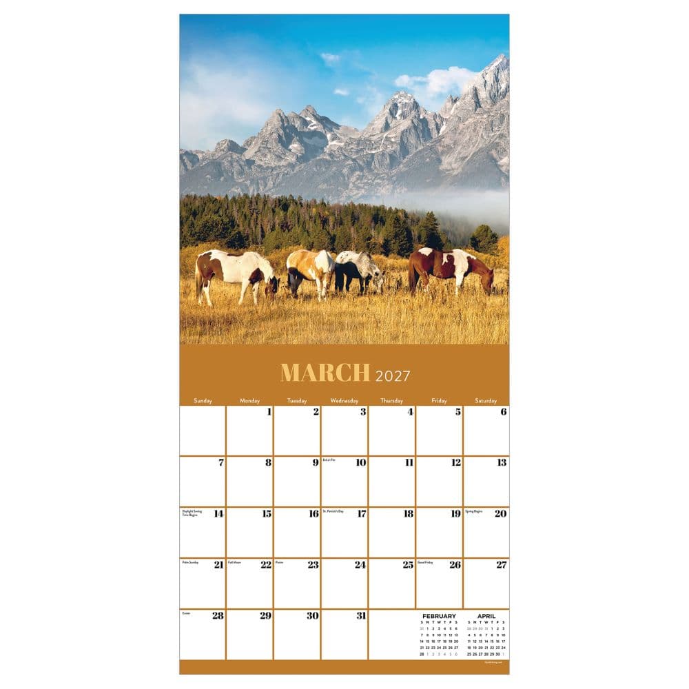 Horses 2027 Wall Calendar Second Alternate Image