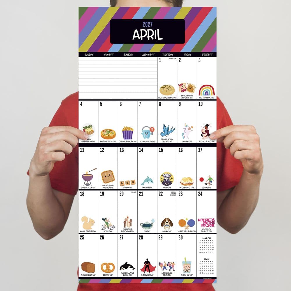 Every Days A Holiday 2027 Wall Calendar Fifth Alternate Image