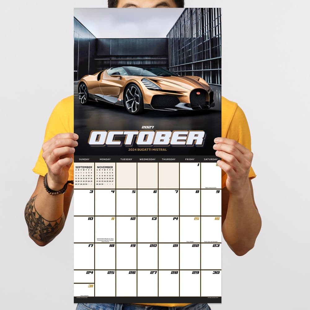 Dream Cars 2027 Wall Calendar Fifth Alternate Image