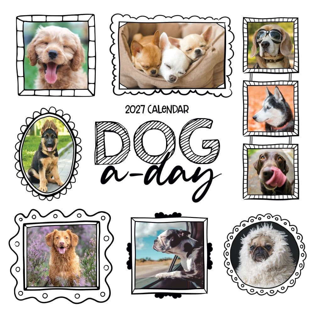 image Dog-A-Day 2027 Wall Calendar Main Product Image