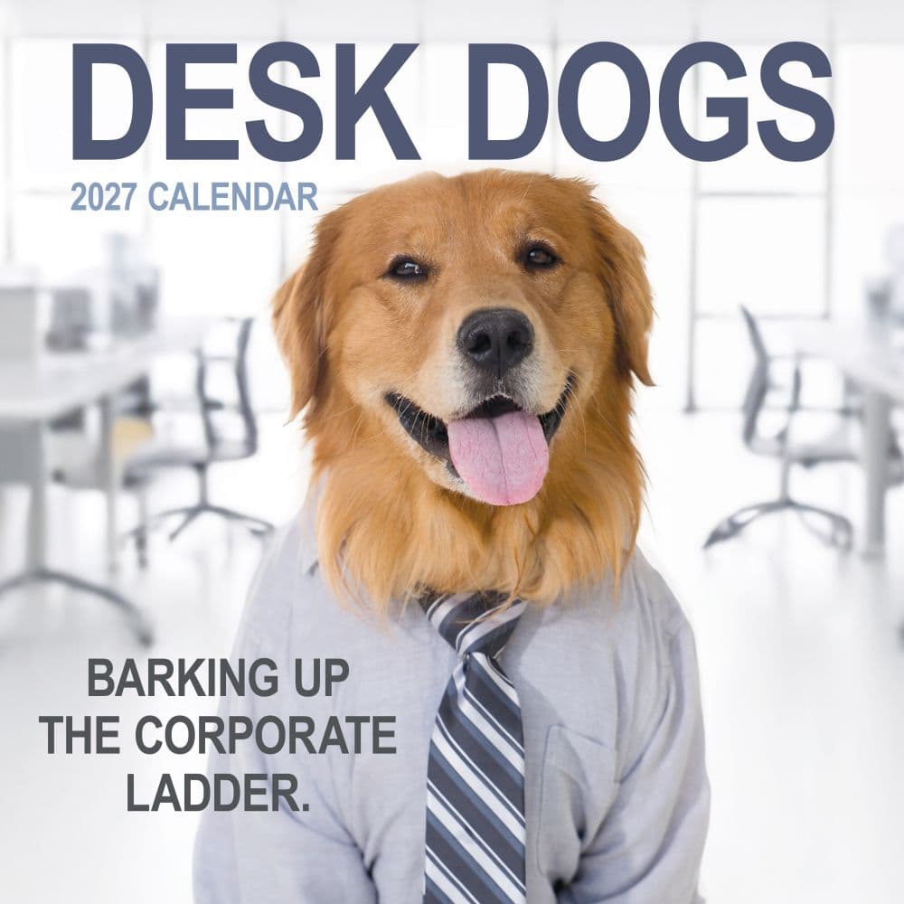 Desk Dogs 2027 Wall Calendar Main Product Image