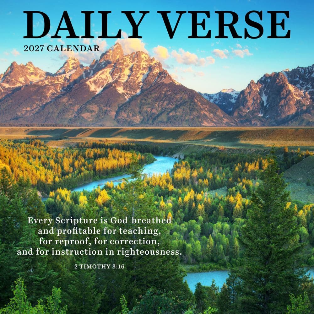 Daily Verse 2027 Wall Calendar Main Product Image