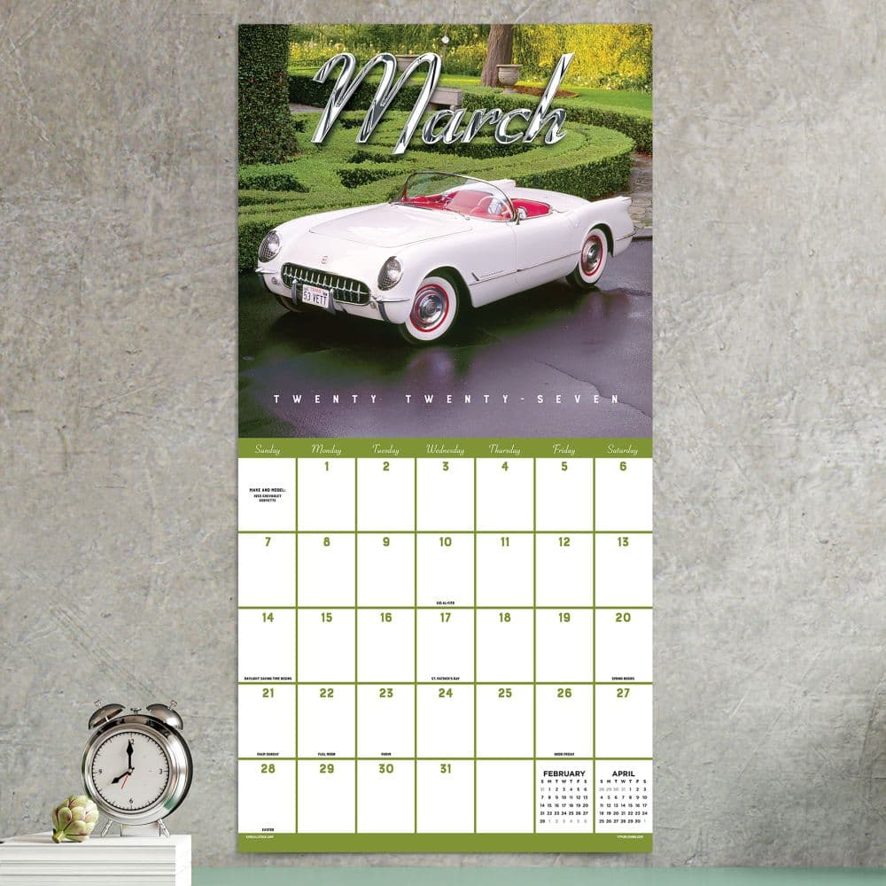 Classic Cars 2027 Wall Calendar Fourth Alternate Image