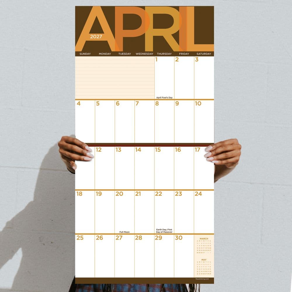 Big Print 2027 Wall Calendar Fifth Alternate Image