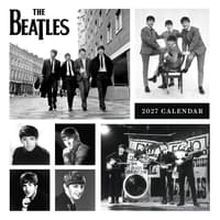 image The Beatles In Black and White 2027 Wall Calendar Main Product Image