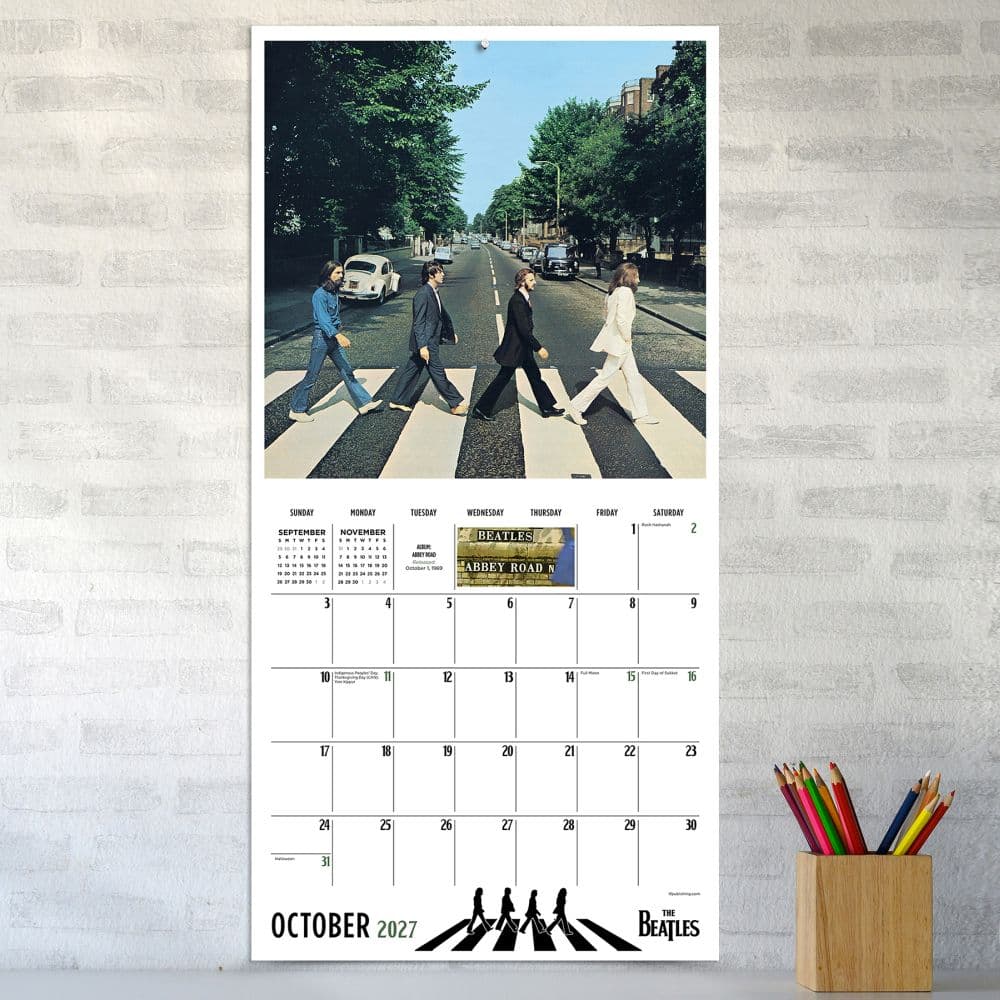 The Beatles Albums and Artwork 2027 Wall Calendar Fourth Alternate Image